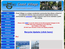 Tablet Screenshot of coastvillageflorence.com